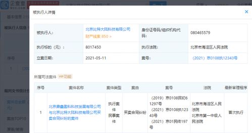 比特大陆经营主体成被执行人，执行标的超800万 计算机软硬件技术开发企业再受关注
